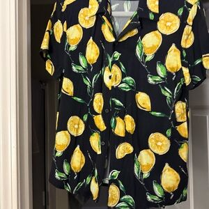 Express Black and Yellow Lemon Shirt